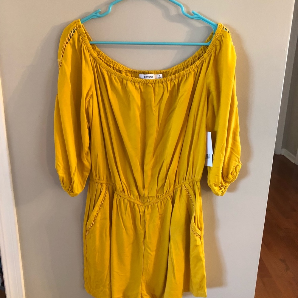 Yellow romper